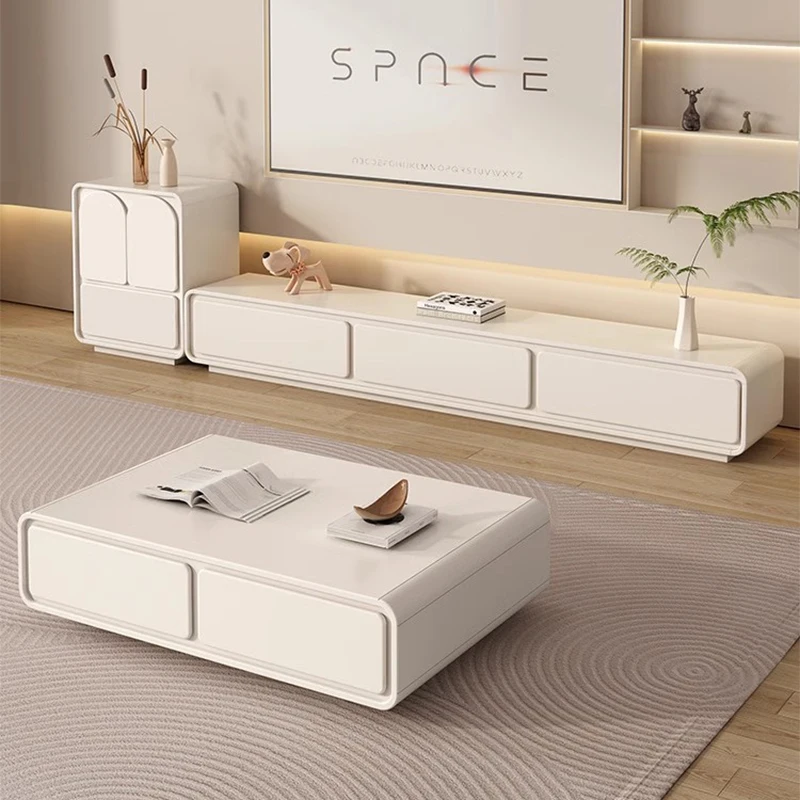 Drawer Pedestal Cabinet - Konsol TV Modern, Furnitur Ruang Tamu,