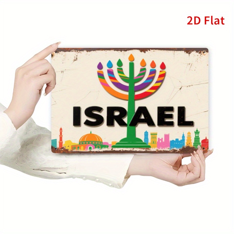 Home Office Decor - CIFBUY Hiasan Dinding Aluminium Vintage, Papan