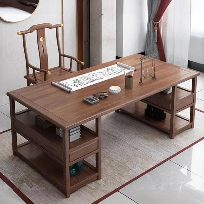 Home Office Trabajo - Meja Komputer Kantor Vanity Penyimpanan Rumah