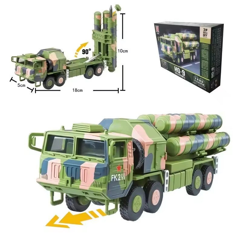 Home Office Hq - Mini HQ-9 Model Truk Rudal Anti-pesawat