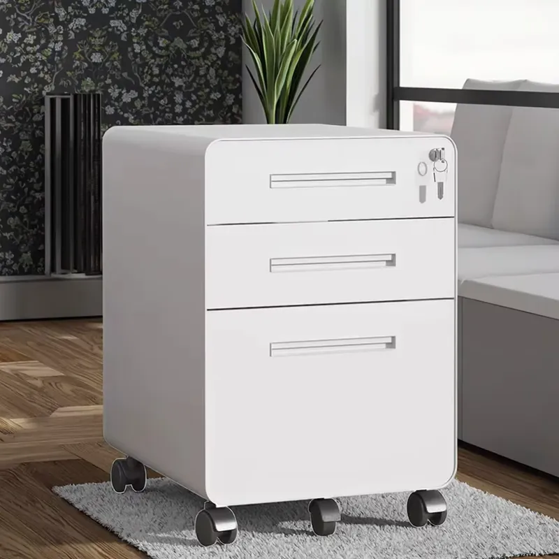 Drawer Pedestal Cabinet - Lemari Arsip Bergerak 3 Laci dengan