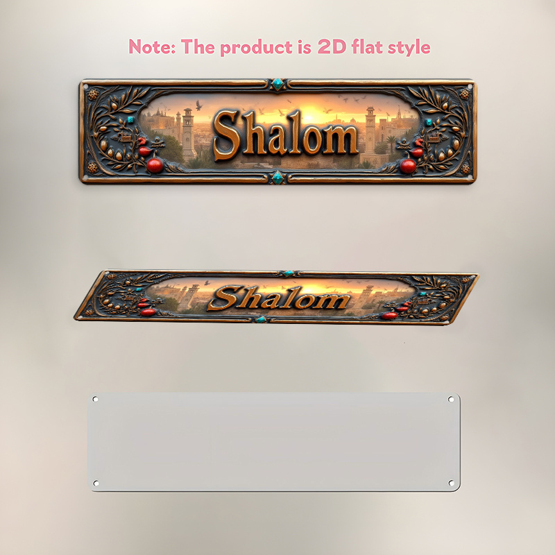 CIFBUY Vintage Shalom Hebrew A - Home Office Decor ulasan dan harga