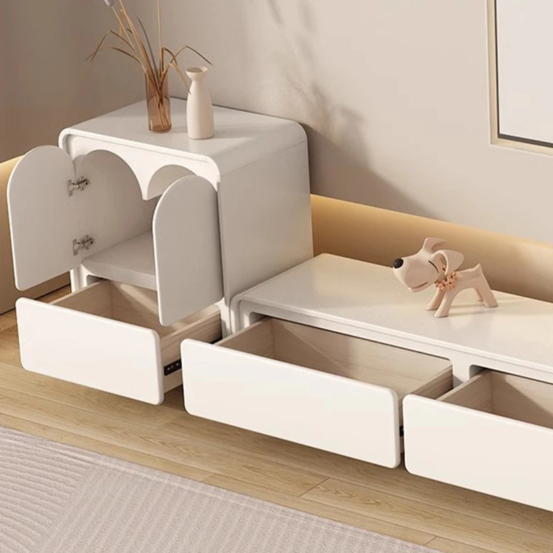 Konsol TV Modern, Furnitur Rua - Drawer Pedestal Cabinet ulasan dan harga