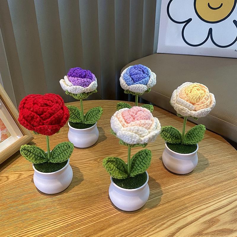 1/2/4 Buah DIY Bunga Pot Mini  - Home Office Depot ulasan dan harga