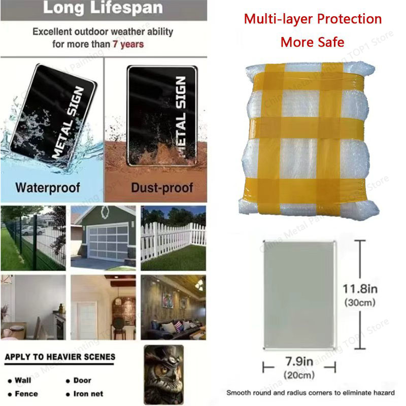 Papan Logam Taman Vintage yang - Home Office Depot ulasan dan harga