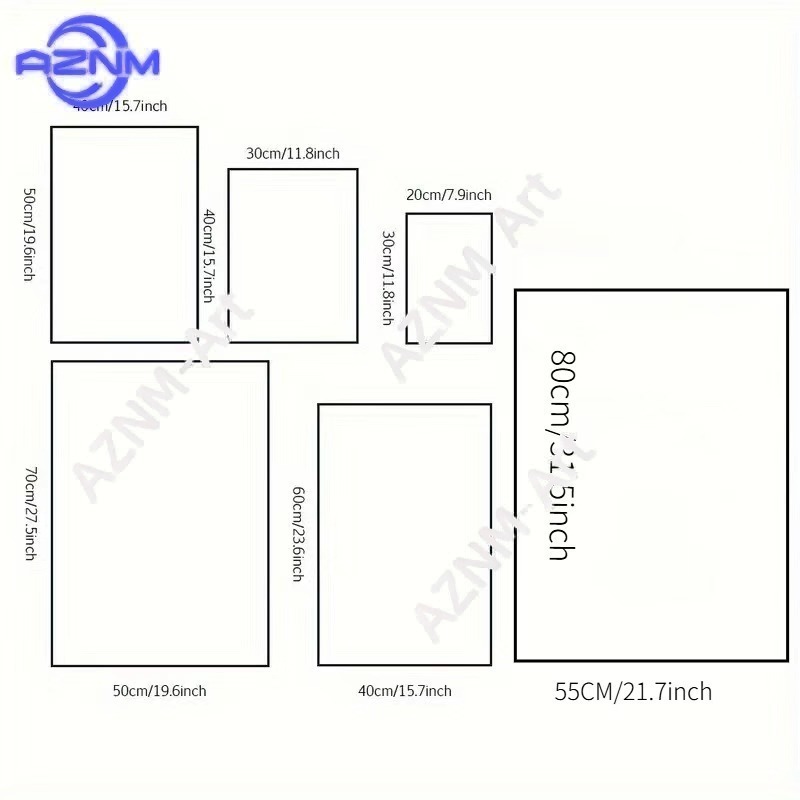 1/3 Buah Lukisan Dinding Abstr - Home Office Image ulasan dan harga
