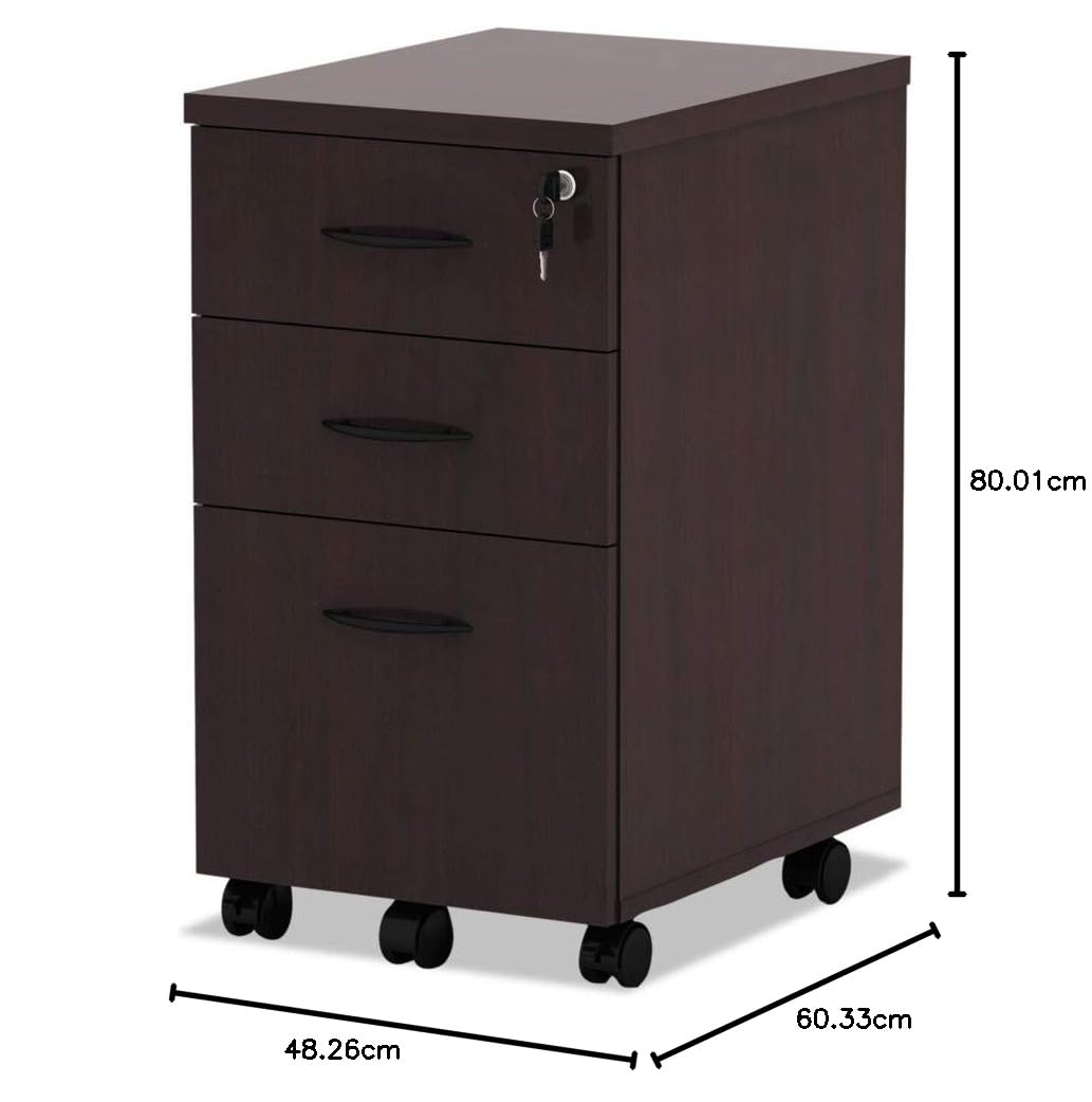 Lemari Arsip Bergerak 3 Laci B - Drawer Pedestal Cabinet ulasan dan harga