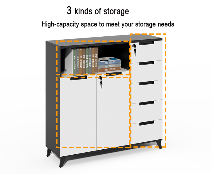 Lemari Arsip Modern dengan Kun - Drawer Pedestal Cabinet ulasan dan harga