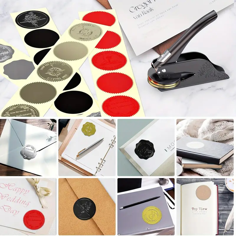Stempel Embosser Kustom dengan - Home Office Library ulasan dan harga