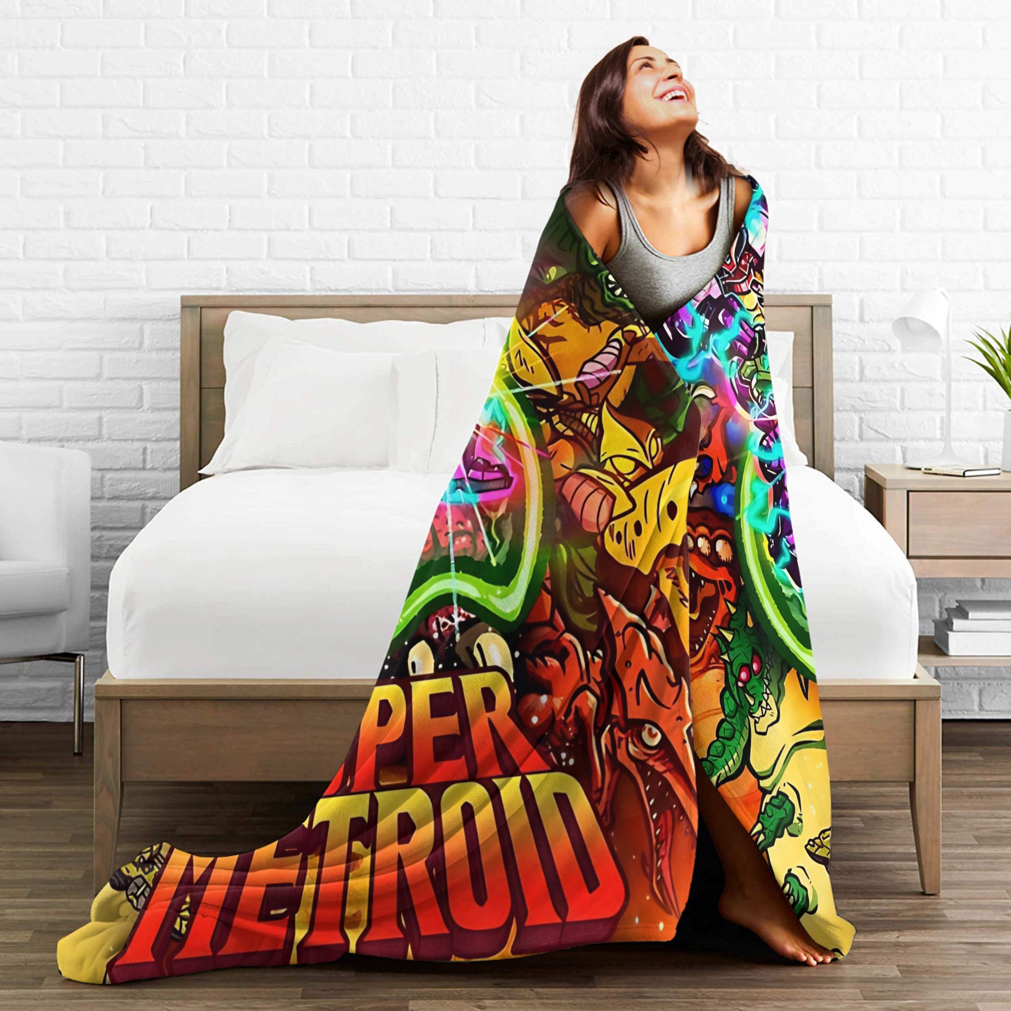 Selimut Flanel Game Metroids H - Home Office Trend ulasan dan harga
