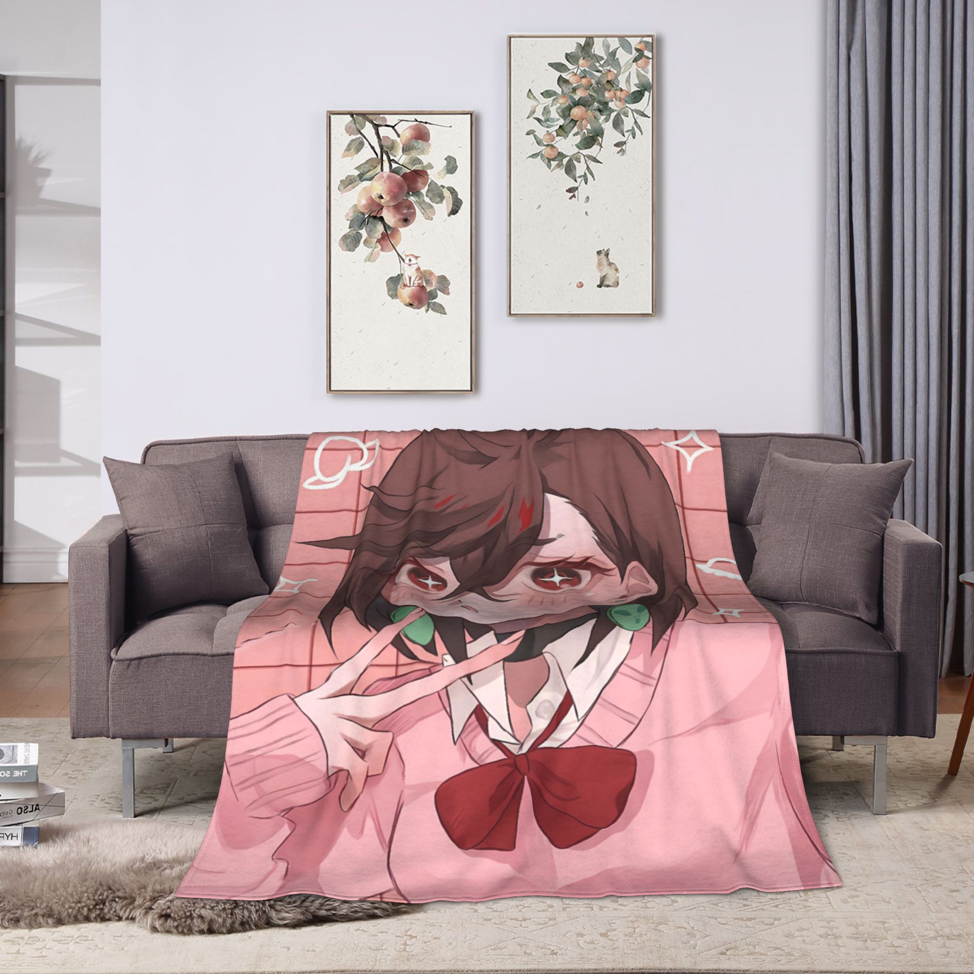 Selimut Flanel Anime Manga Dan - Home Office Trend ulasan dan harga