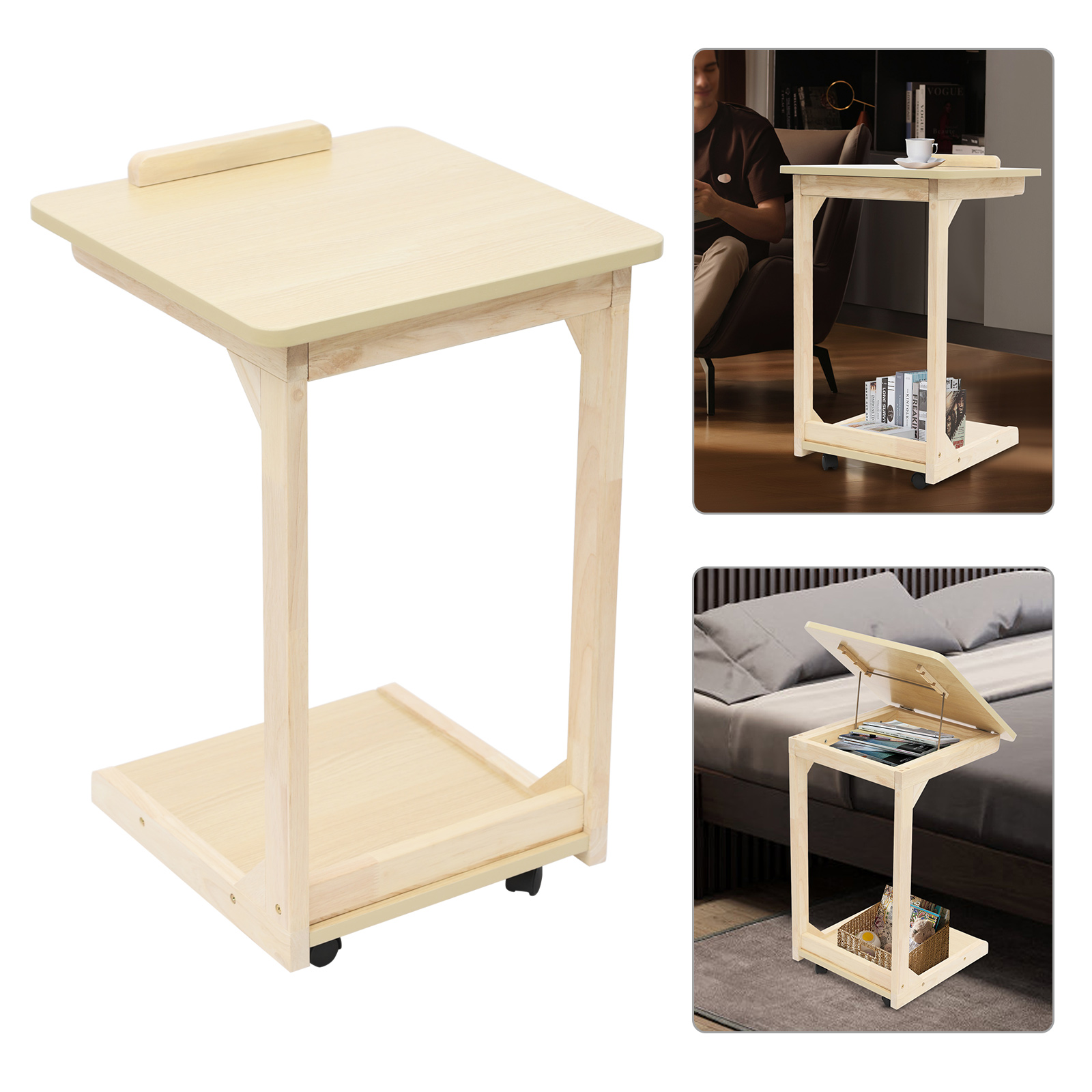 Meja Bentuk C 40*40*63cm Meja  - Home Office Library ulasan dan harga