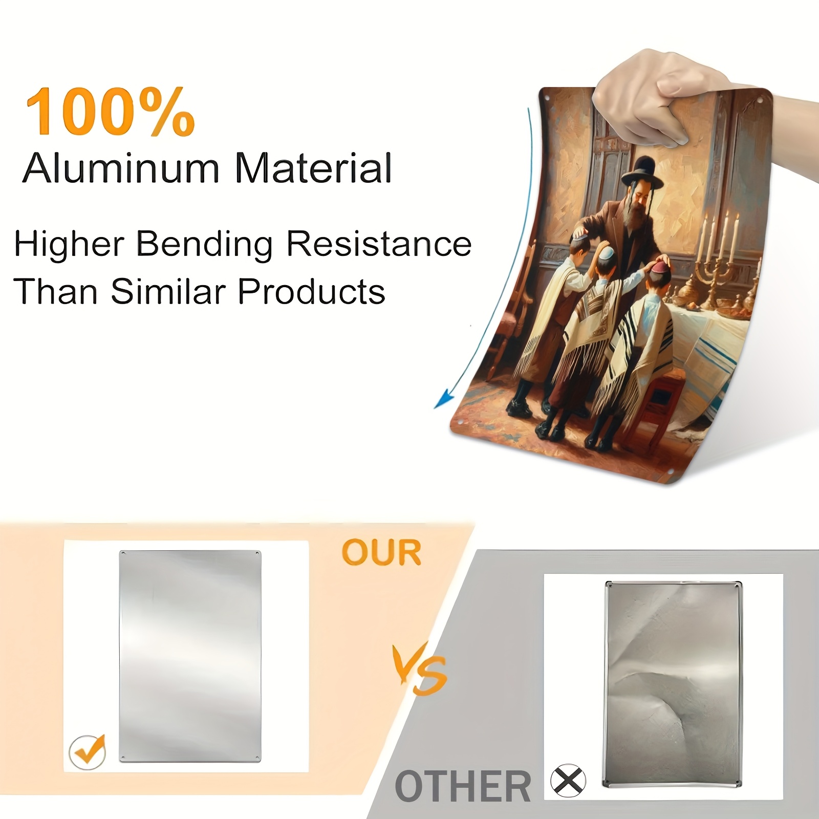 CIFBUY Seni Dinding Aluminium  - Home Office Decor ulasan dan harga
