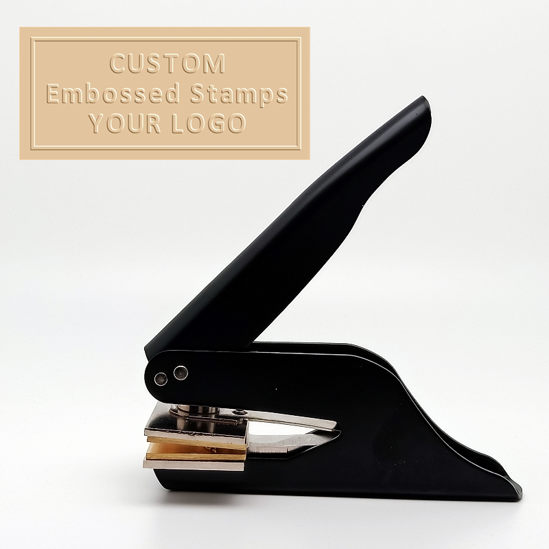 Cap Embosser disesuaikan Logo  - Home Office Library ulasan dan harga