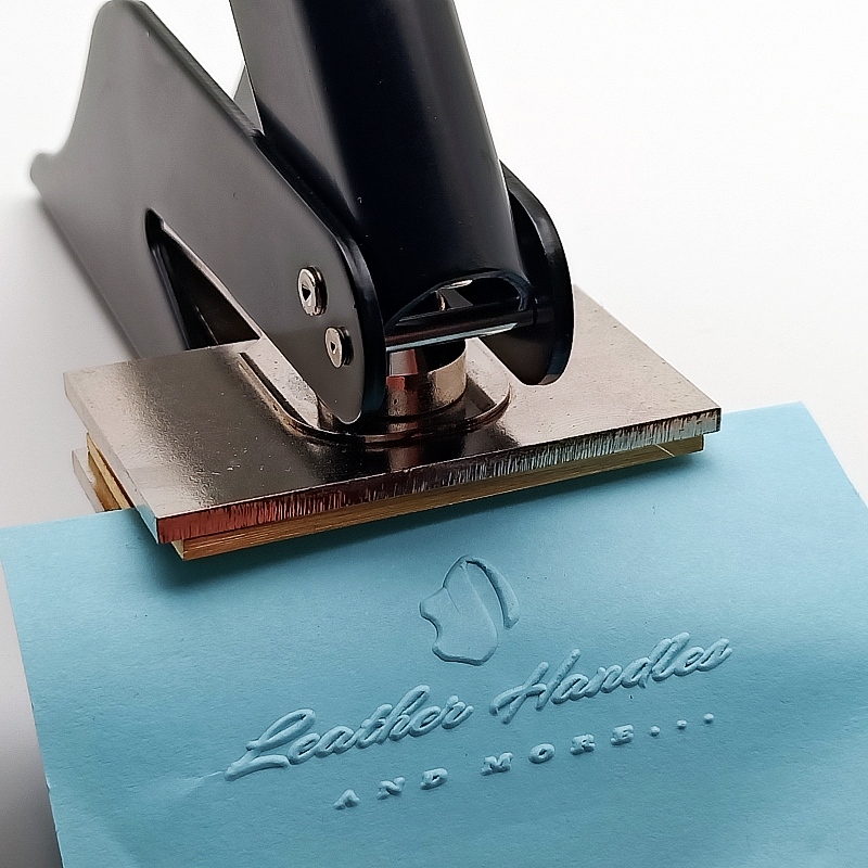 Cap Embosser disesuaikan Logo  - Home Office Library ulasan dan harga
