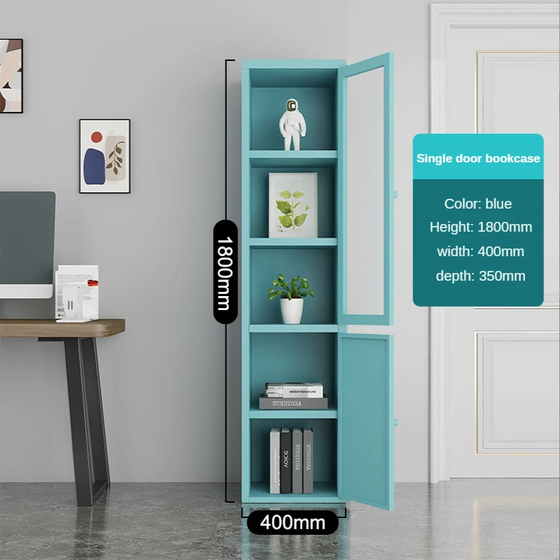 Rak buku baja dua pintu untuk  - Home Office Library ulasan dan harga