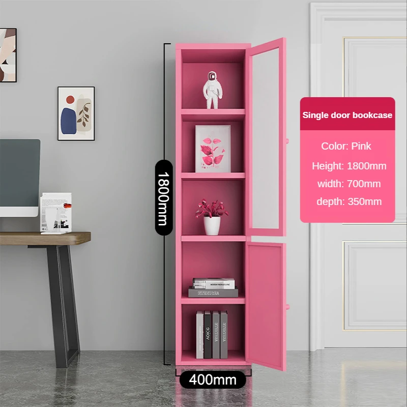 Rak buku baja dua pintu untuk  - Home Office Library ulasan dan harga